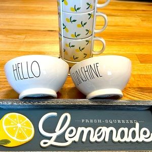 Lemonade decor theme! Yellow bright = sunshine to your life.